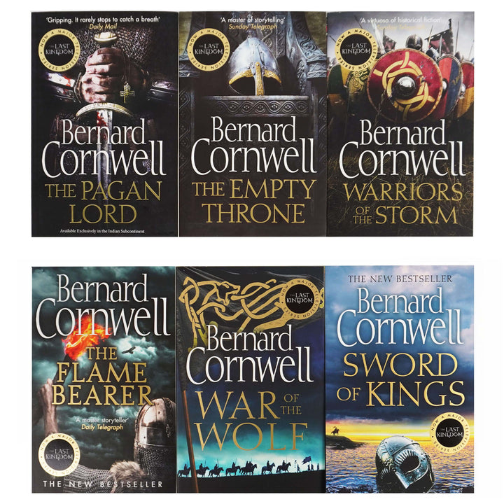 The Last Kingdom by Bernard Cornwell: Books 7-12 Collection 6 Books Set - Fiction - Paperback - St Stephens Books