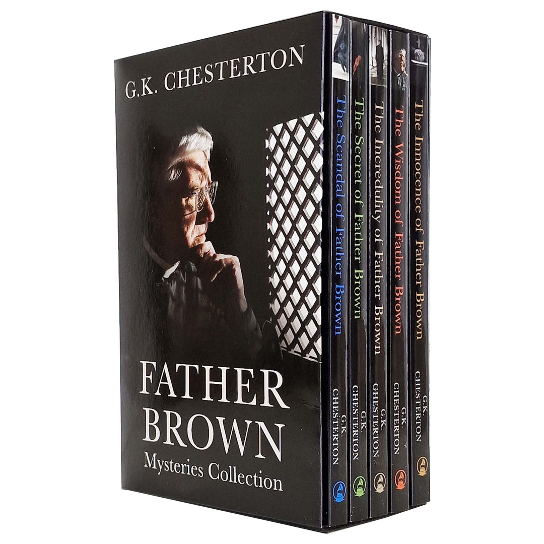 Father Brown Mysteries Collection by G. K. Chesterton 5 Books Box Set - Fiction - Paperback - St Stephens Books