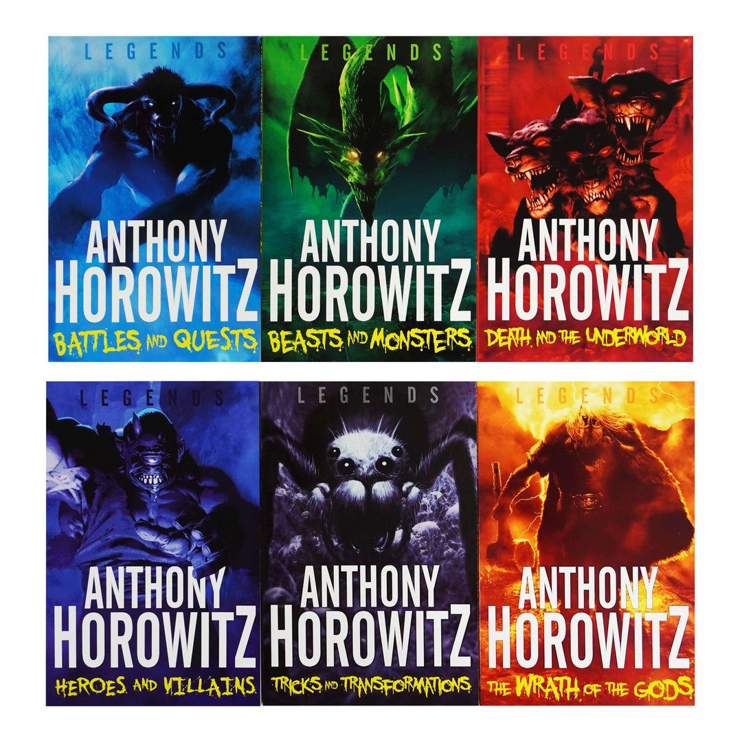 Age 9-14 - Anthony Horowitz Legends Collection 6 Books Set