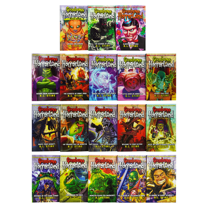 Age 9-14 - Goosebumps HorrorLand Series Collection 18 Books Box Set By R. L. Stine - Ages 8-12 - Paperback
