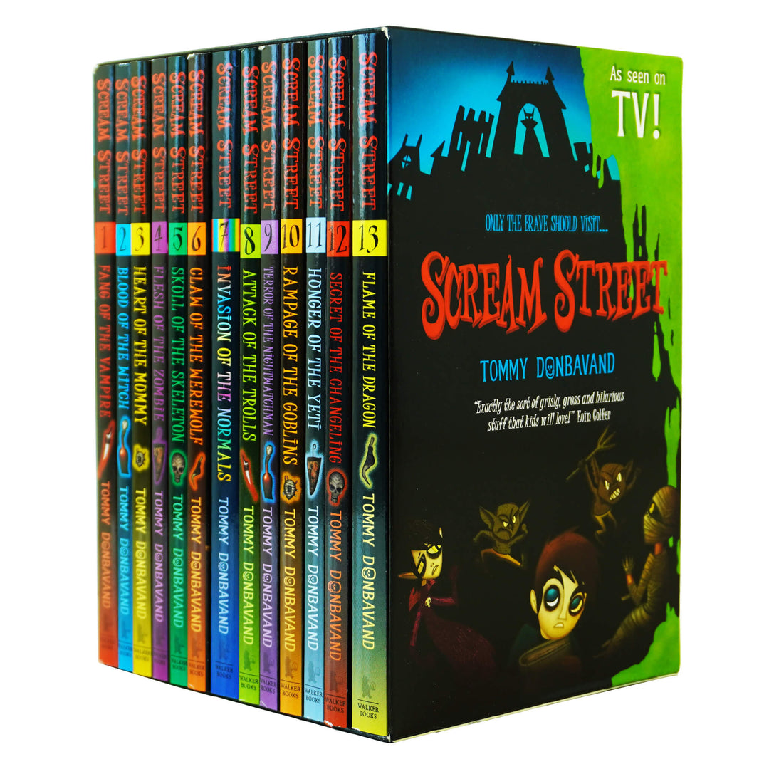 Age 9-14 - Scream Street 13 Books Collection Box Set By Tommy Donbavand - Ages 9-14 - Paperback