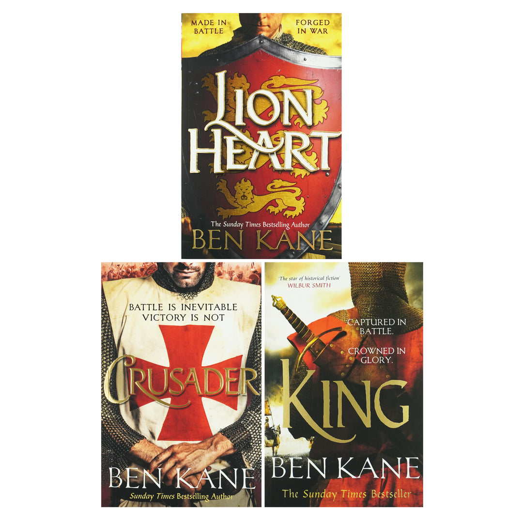 Richard the Lionheart Series By Ben Kane 3 Books Collection Set - Fiction - Paperback - St Stephens Books