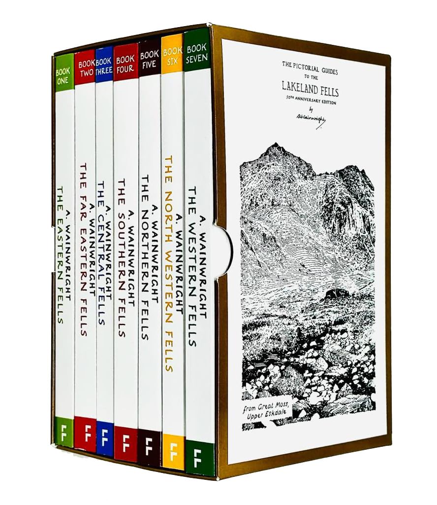 Non-Fiction - The Pictorial Guides To The Lakeland Fells By Alfred Wainwright: 50th Anniversary Edition 7 Books Box Set - Non-Fiction - Paperback