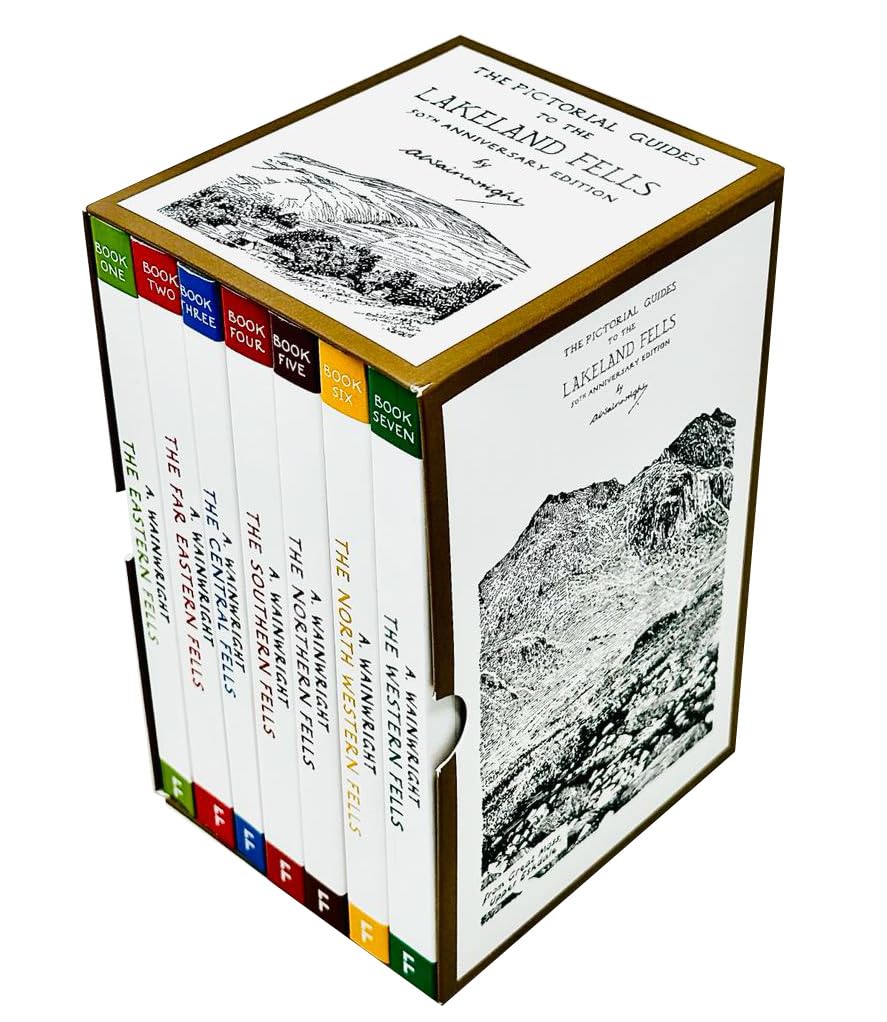 Non-Fiction - The Pictorial Guides To The Lakeland Fells By Alfred Wainwright: 50th Anniversary Edition 7 Books Box Set - Non-Fiction - Paperback