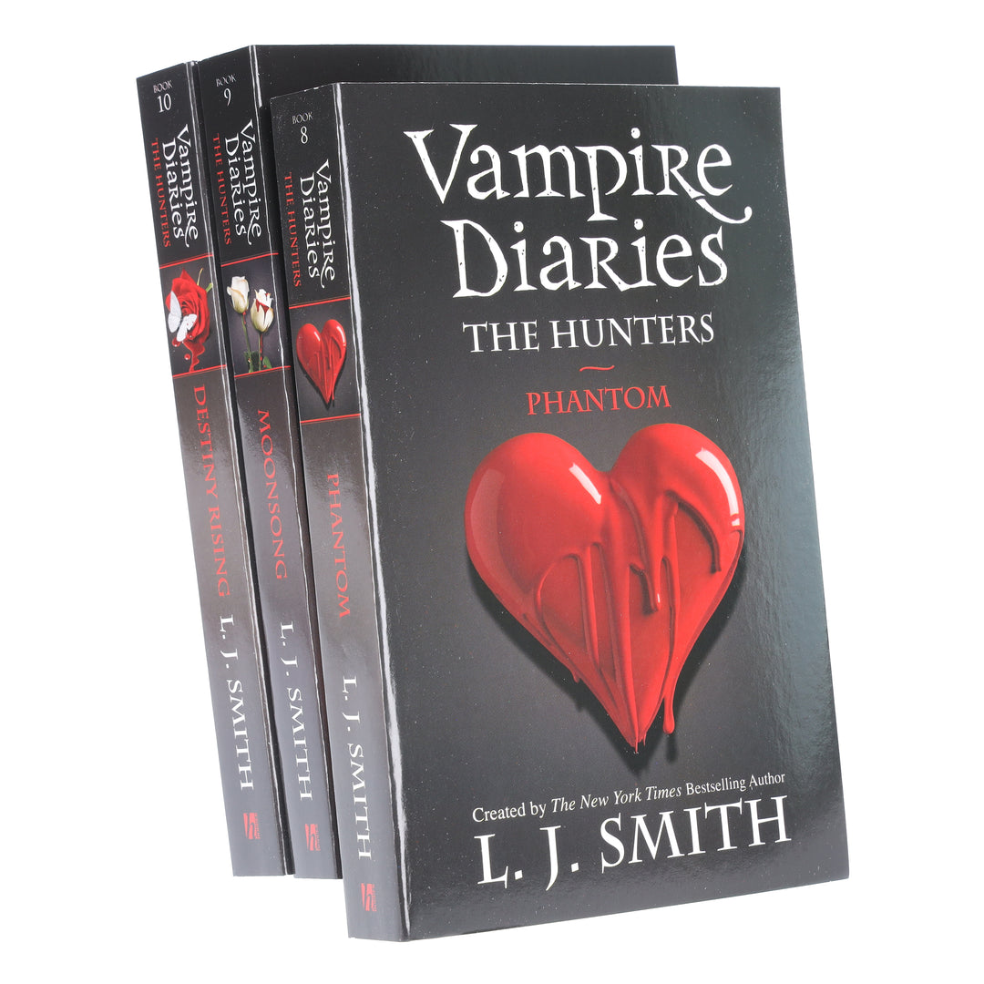 Vampire Diaries The Hunters Series Book 8 to 10 Collection 3 Books Set by L. J. Smith -  Paperback - St Stephens Books