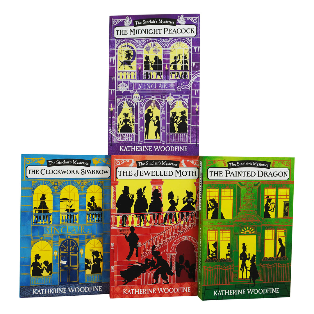 The Sinclairs Mysteries 4 Book Collection By Katherine Woodfine - Ages 9-14 - Paperback - St Stephens Books