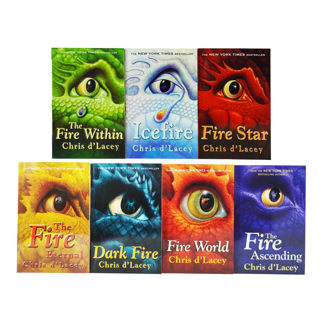 The Last Dragon Chronicles: The Complete 7 Book Collection Box Set by Chris d'Lacey - Ages 6-12 - Paperback - St Stephens Books