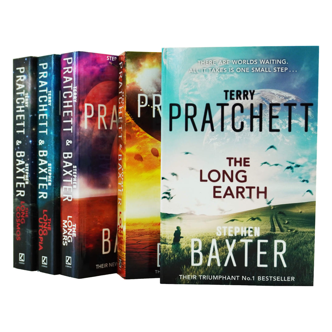 The Long Earth Complete Collection 5 Books Set By Terry Pratchett & Stephen Baxter - Adult - Paperback - St Stephens Books