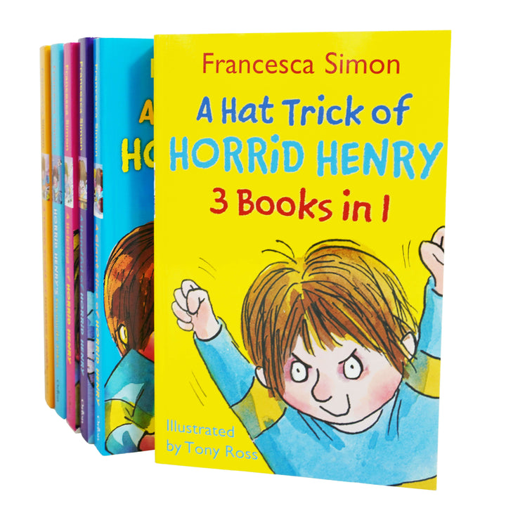 Horrid Henry Series Collection 6 Books Set 18 Titles Brand New Francesca Simon - St Stephens Books
