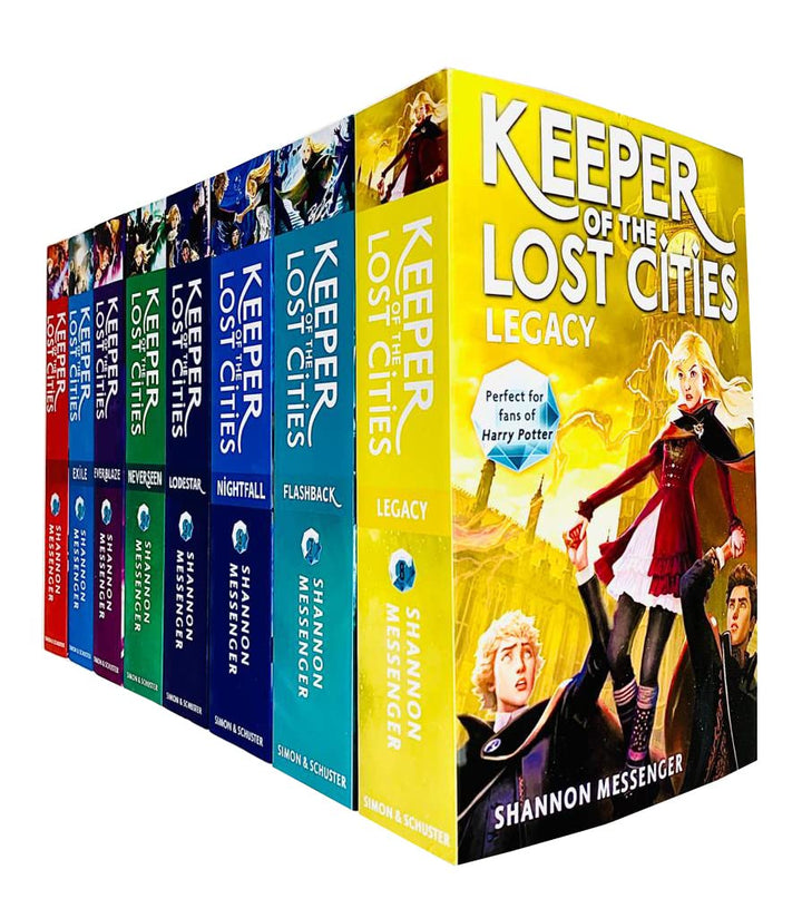 Keeper of Lost Cities 1 to 8 Books by Shannon Messenger – Young Adult - Paperback - St Stephens Books