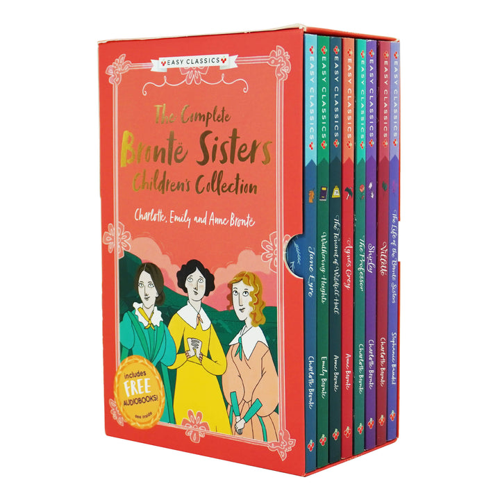 The Complete Bronte Sisters 8 Books Children's Collection Set (Easy Classics) By Stephanie Baudet - Ages 7-11 - Paperback - St Stephens Books