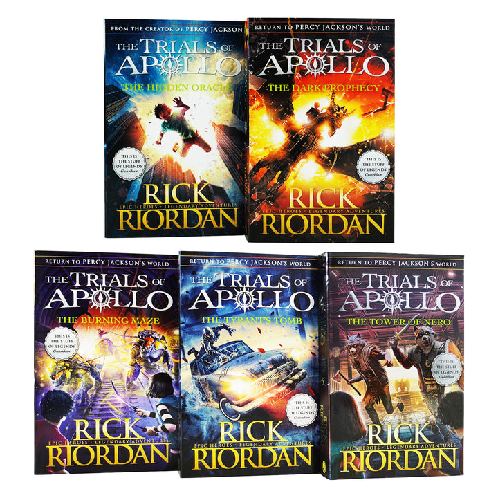 Trials of Apollo Collection 5 Books Set By Rick Riordan - Ages 9-14 - Paperback - St Stephens Books