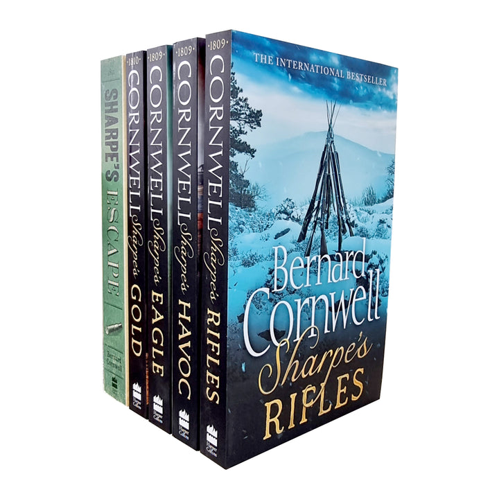 The Sharpe Series by Bernard Cornwell: Books 6-10 Collection Set - Fiction - Paperback - St Stephens Books