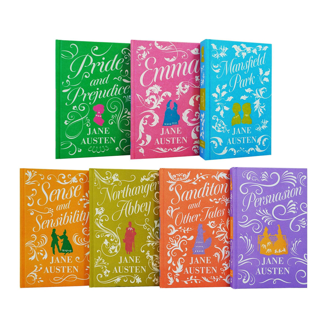 Jane Austen: The Complete 7 Books Boxed Set - Ages 9-14 - Hardback - St Stephens Books