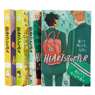 Heartstopper by Alice Oseman: Volumes 1-4 Collection Set - Ages 13+ - Paperback - St Stephens Books