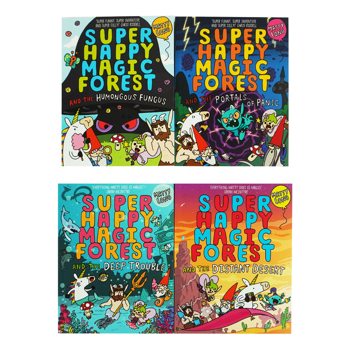 Super Happy Magic Forest Series by Matty Long: 4 Books Collection Set - Ages 6+ - Paperback - St Stephens Books