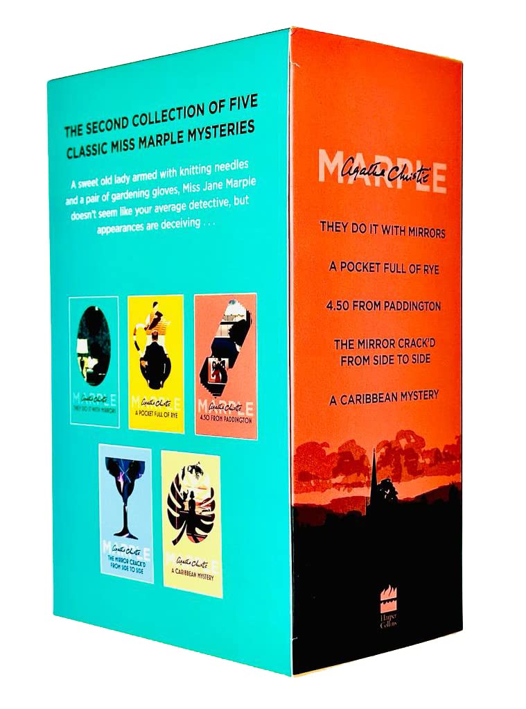 Miss Marple Mysteries Series 6-10 by Agatha Christie: 5 Books Collection Box Set - Fiction - Paperback - St Stephens Books
