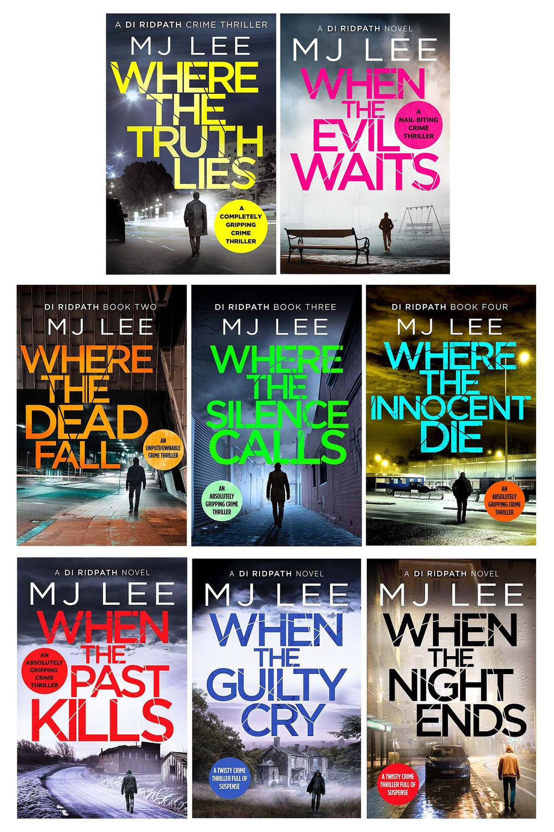DI Ridpath Crime Thriller Series Collection By M J Lee 8 Books Set - Fiction - Paperback - St Stephens Books