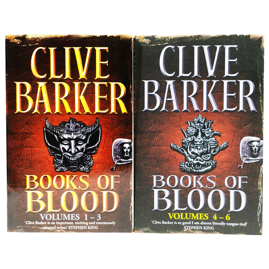 Books Of Blood Omnibus Series by Clive Barker 2 Books Collection Set (Volumes 1-6) - Fiction - Paperback - St Stephens Books