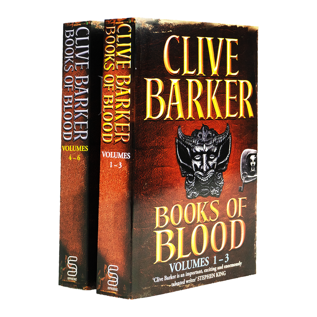 Books Of Blood Omnibus Series by Clive Barker 2 Books Collection Set (Volumes 1-6) - Fiction - Paperback - St Stephens Books