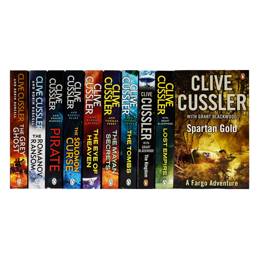 A Sam and Remi Fargo Adventure by Clive Cussler & Grant Blackwood 10 Books Collection Set - Fiction - Paperback - St Stephens Books
