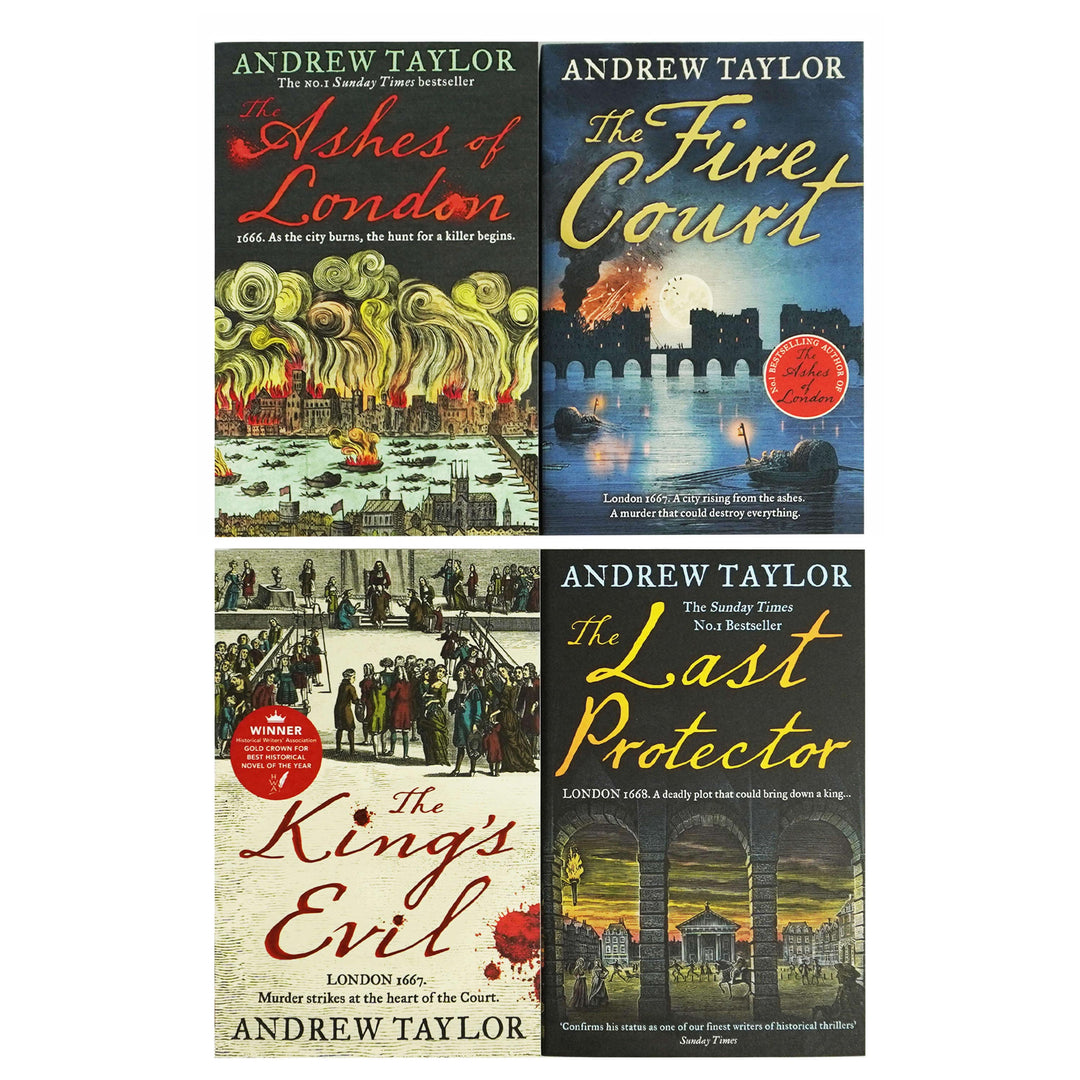James Marwood & Cat Lovett Series By Andrew Taylor 4 Books Collection Set - Fiction - Paperback - St Stephens Books