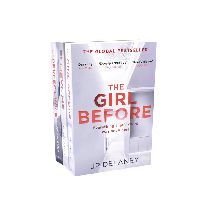 JP Delaney 3 Books Collection Set (The Girl Before, Believe Me & The Perfect Wife) - Adult - Paperback - St Stephens Books