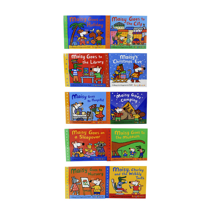 Maisy Mouse First Experiences 10 Books Collection Pack Set By Lucy Cousins - Age 0-5 - Paperback - St Stephens Books