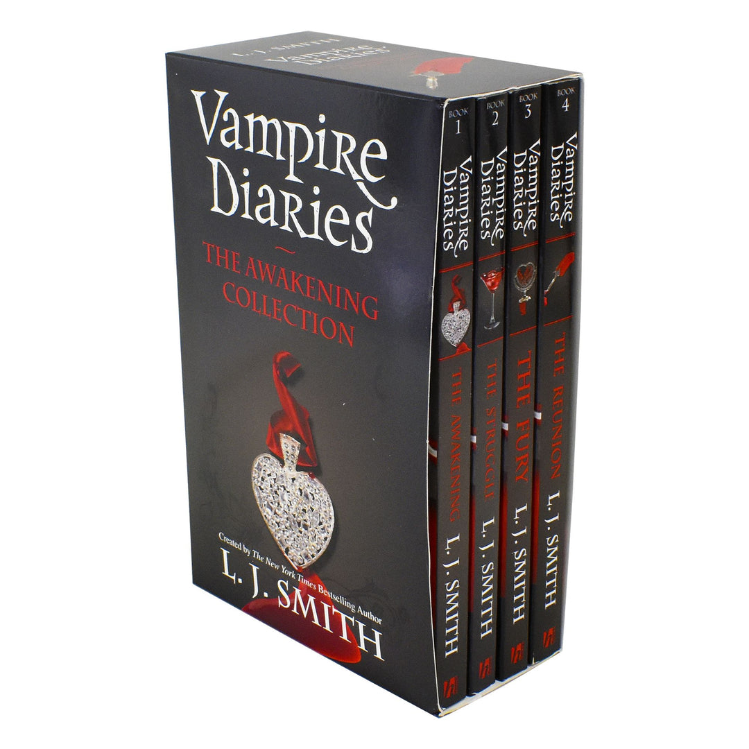The Vampire Diaries Series 1 Collection 4 Books Set By L J Smith - Ages 12-17 - Paperback - St Stephens Books