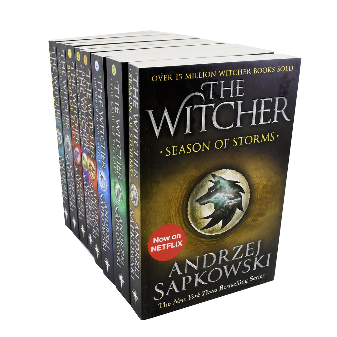 The Witcher Series 8 Book Collection By Andrzej Sapkowski - Fiction - Paperback - St Stephens Books