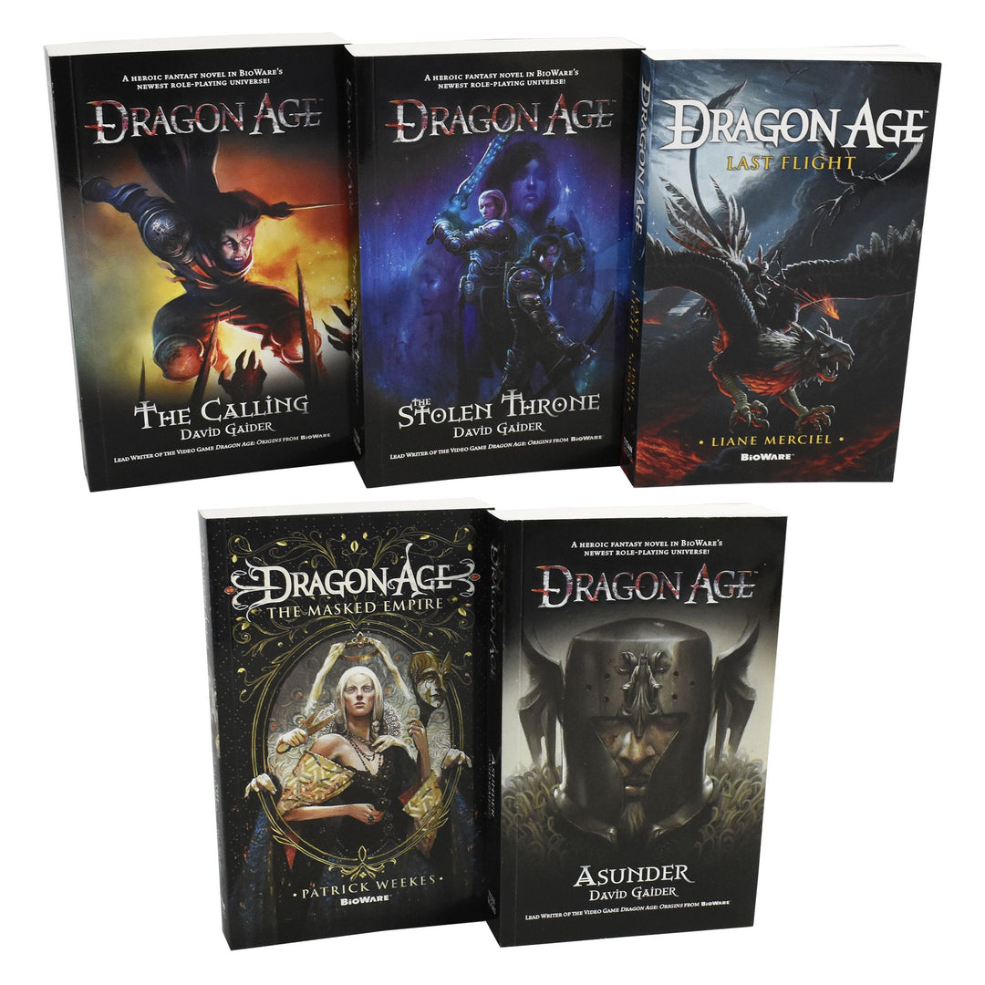 Dragon Age Series 5 Books Adult Collection Paperback Set By David Gaider - St Stephens Books