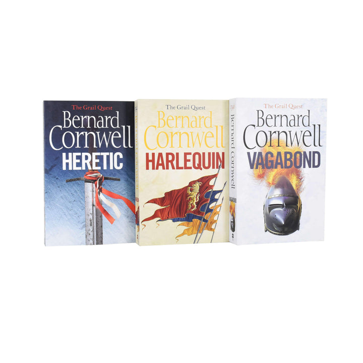 Grail Quest Trilogy Series 3 Books Adult Collection Paperback Set By-Bernard Cornwell - St Stephens Books