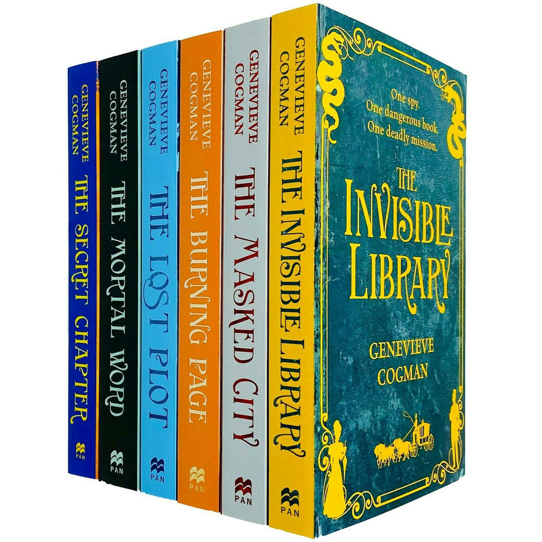 Invisible Library Series 6 Books Adult Collection Pack Paperback By-Genevieve Cogman - St Stephens Books