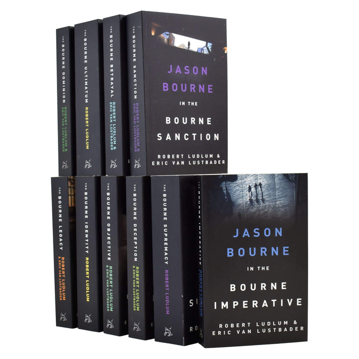 Adult - Jason Bourne Series Collection 10 Books Set By Robert Ludlum & Eric Van Lustbader - Adult - Paperback
