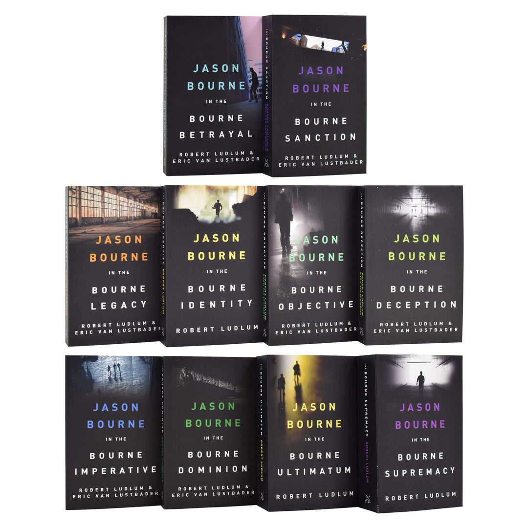 Adult - Jason Bourne Series Collection 10 Books Set By Robert Ludlum & Eric Van Lustbader - Adult - Paperback