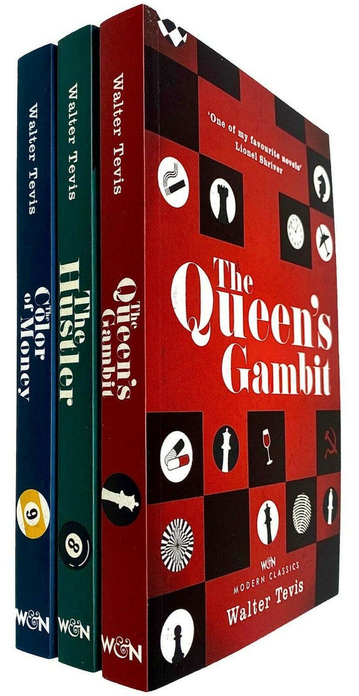 Queens Gambit Series 3 Books Adult Collection Paperback Set Pack By Walter Tevis - St Stephens Books