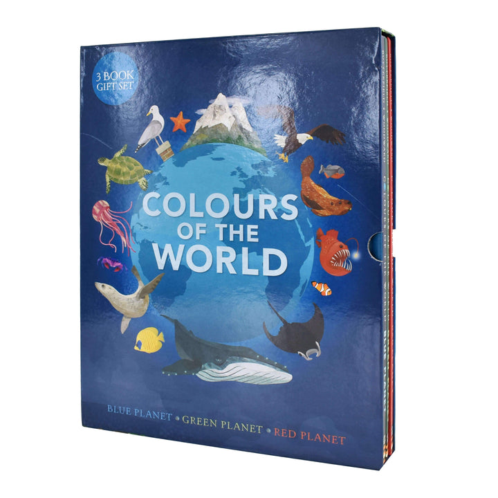 Age 0-5 - Colours Of The World 3 Books Set (Blue Planet, Red Planet & Green Planet) By Moira Butterfiels, Jonathan Woodward - Ages 0-5 - Hardback