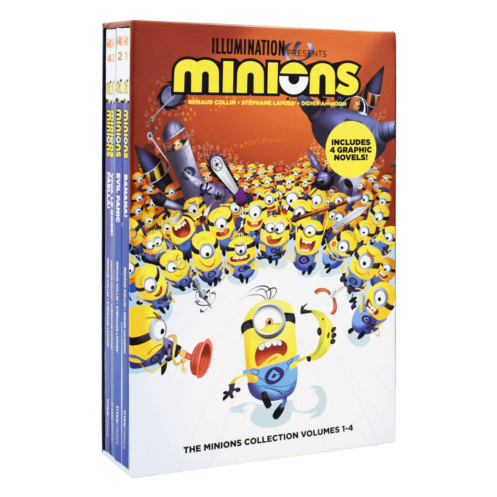 Age 0-5 - Despicable Me Minions Banana Series Volumes 1 - 4 Graphic Novel Books Collection Box Set - Ages 0-5 - Hardback