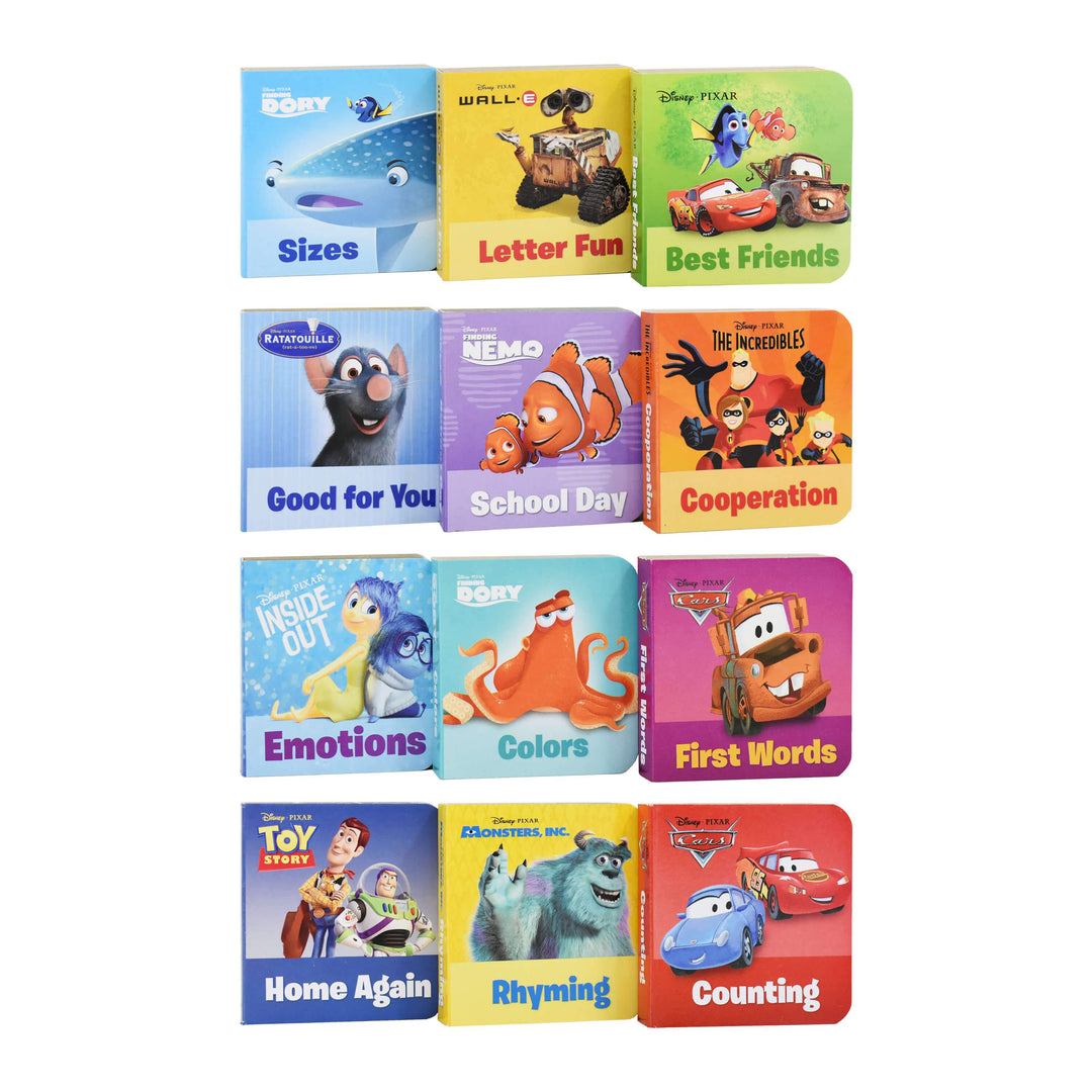 Age 0-5 - Disney Pixar My First Library 12 Book Set - Ages 0-5 - Board Book
