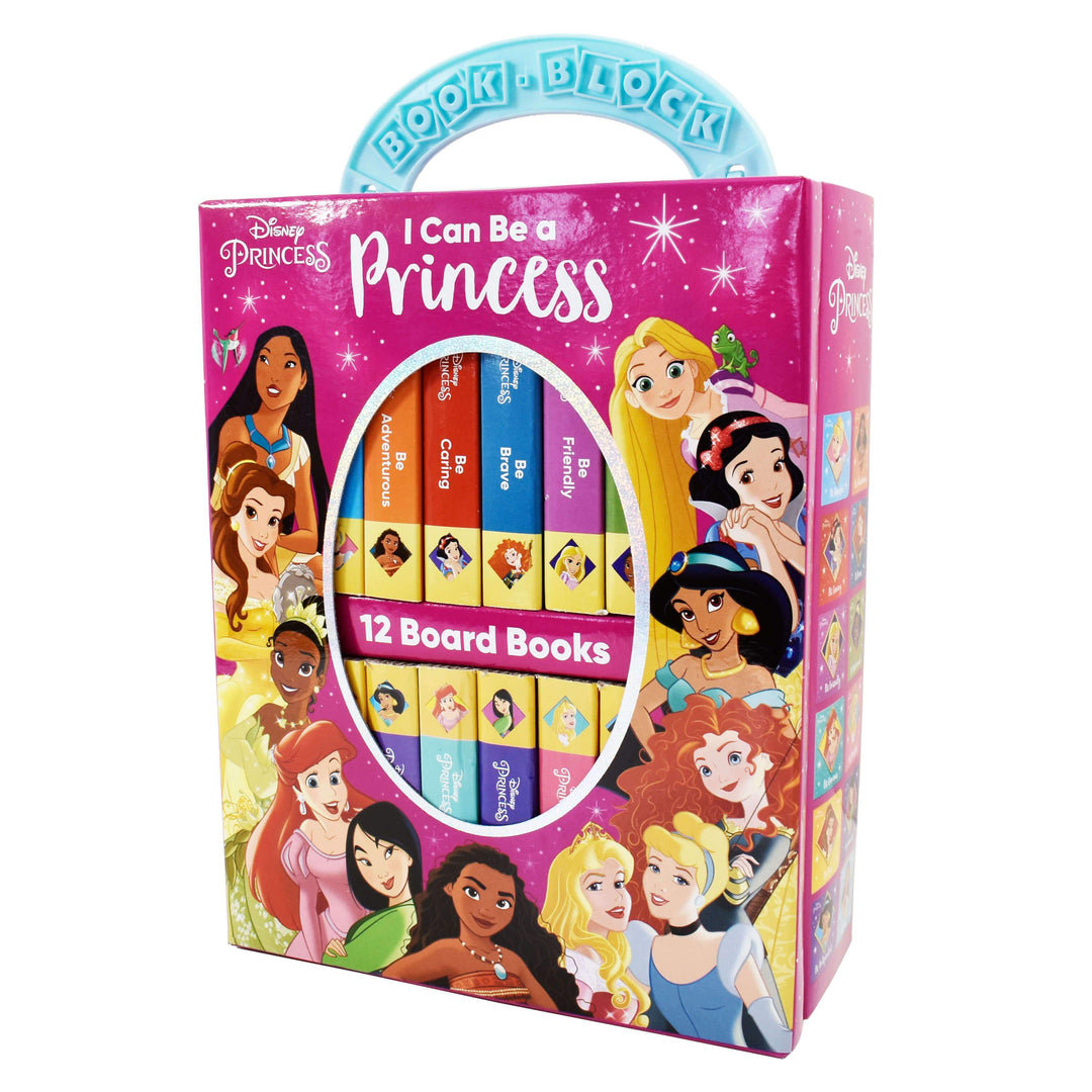 Age 0-5 - Disney Princess I Can Be Princess My First Library 12 Board Book Block - Ages 0-5
