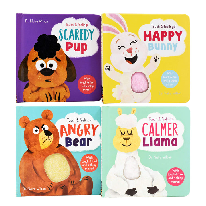 Age 0-5 - My First Behaviours Touch & Feelings 4 Books Gift Box Set By Naira Wilson - Ages 0-5 - Board Book