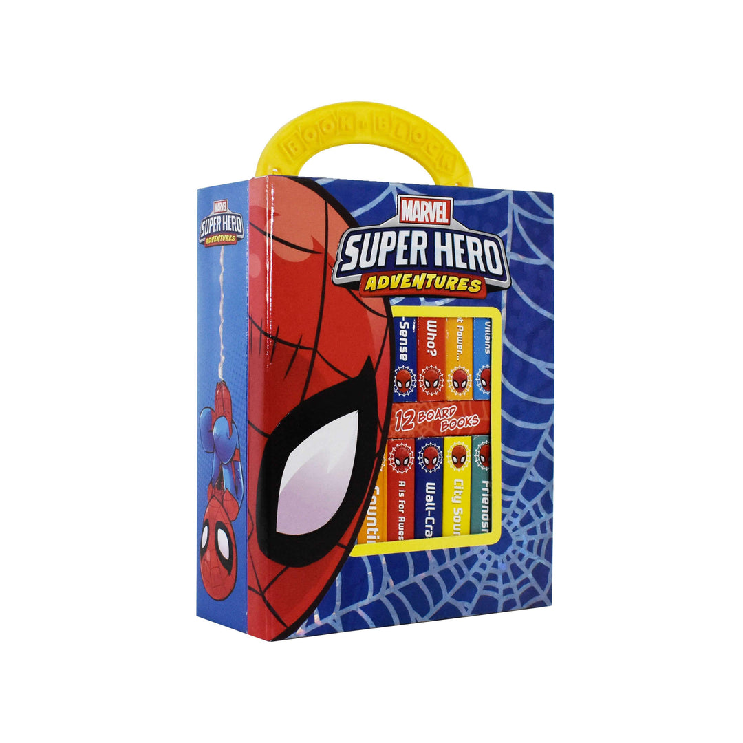 Age 0-5 - My First Library Spiderman Super Hero Adventures 12 Books By Marvel - Age 0-5 - Board Book
