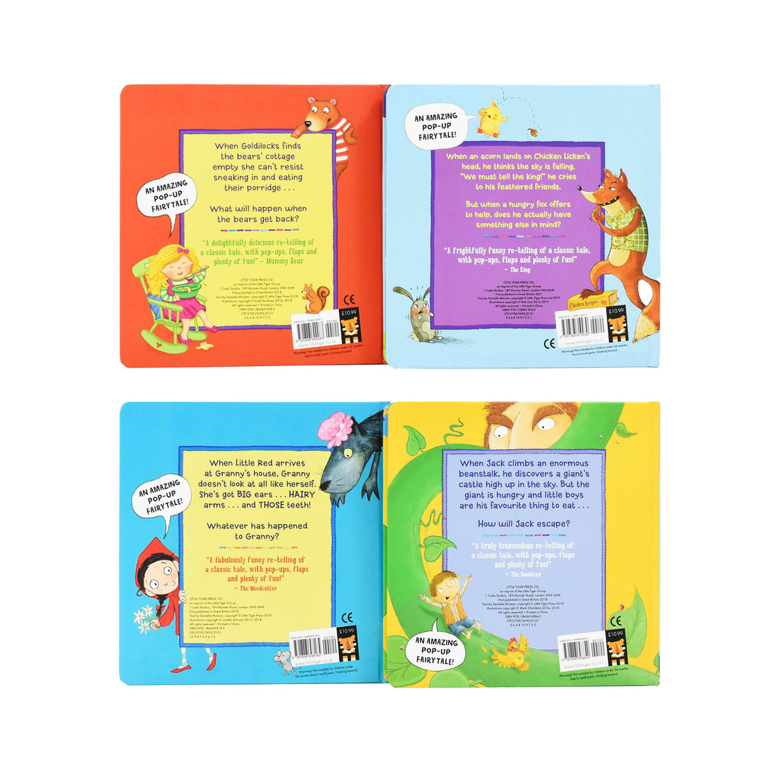 Age 0-5 - My First Pop Up Fairytales 4 Books Collection By Little Tiger - Ages 0-5 - Hardback
