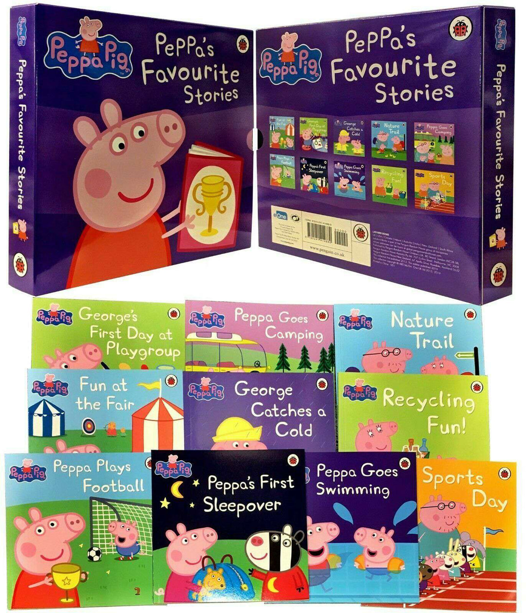 Peppa Pig Favourite Stories 10 Books Children Collection Paperback By - Ladybird - St Stephens Books