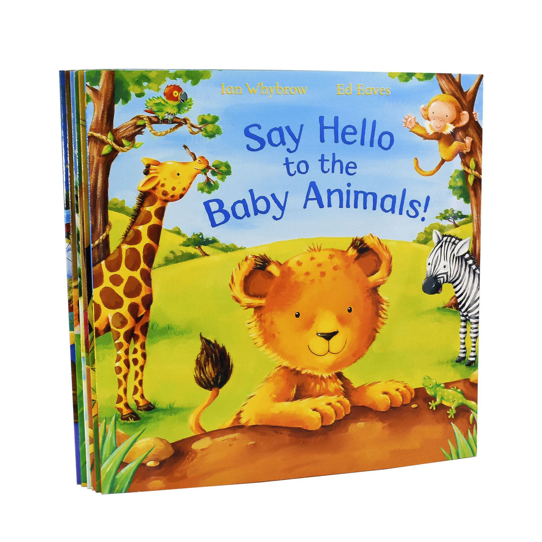Say Hello To The Animals 6 Books Children Pack Paperback Set By Ian Whybrow - St Stephens Books