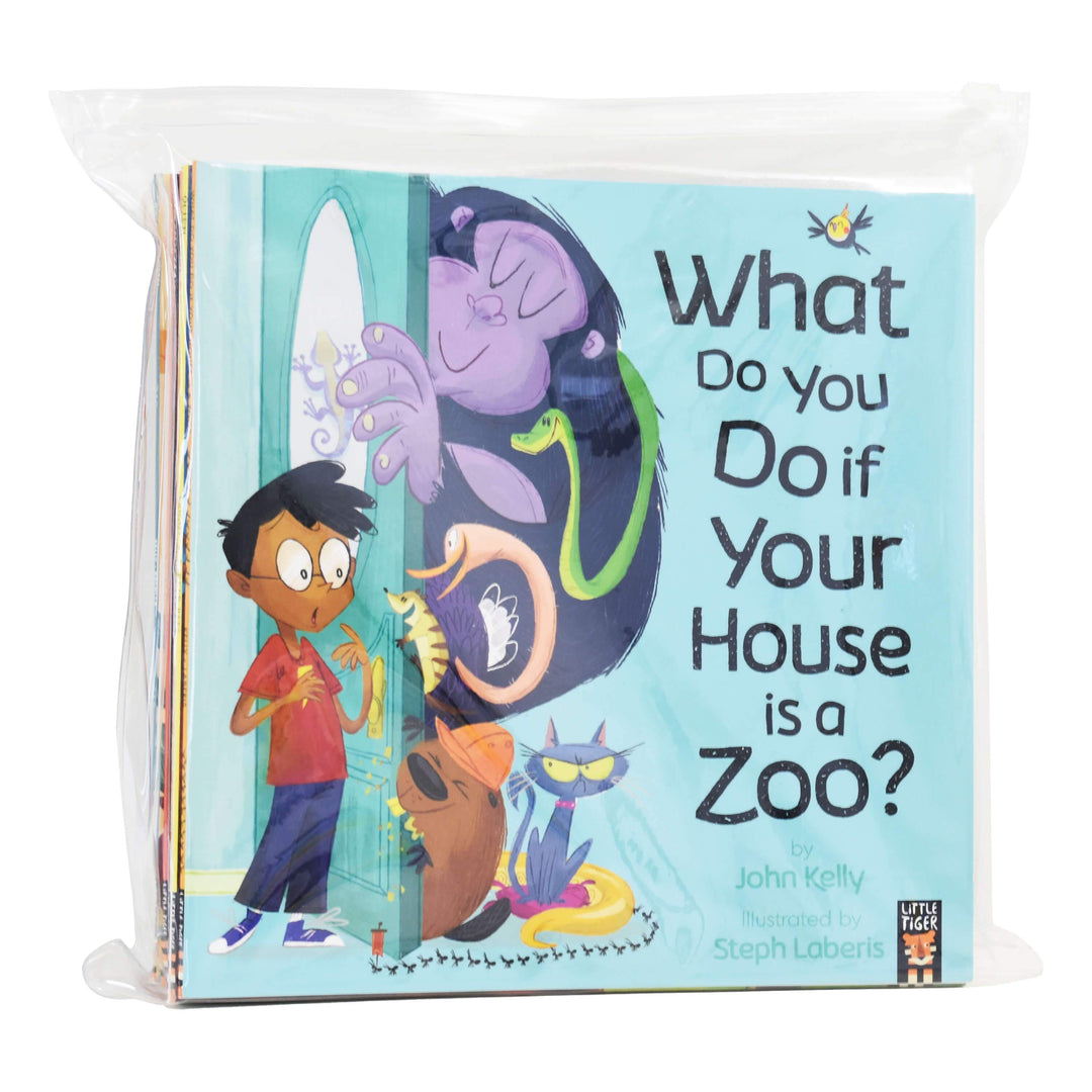 Age 0-5 - Zoo Picture 10 Books Ziplock Bag – Ages 0-5 – Paperback – Little Tiger