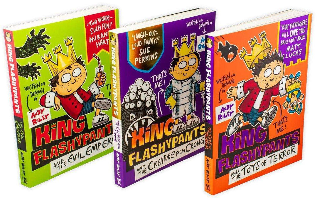 Andy Riley's King Flashypants 3 Books Collection - St Stephens Books