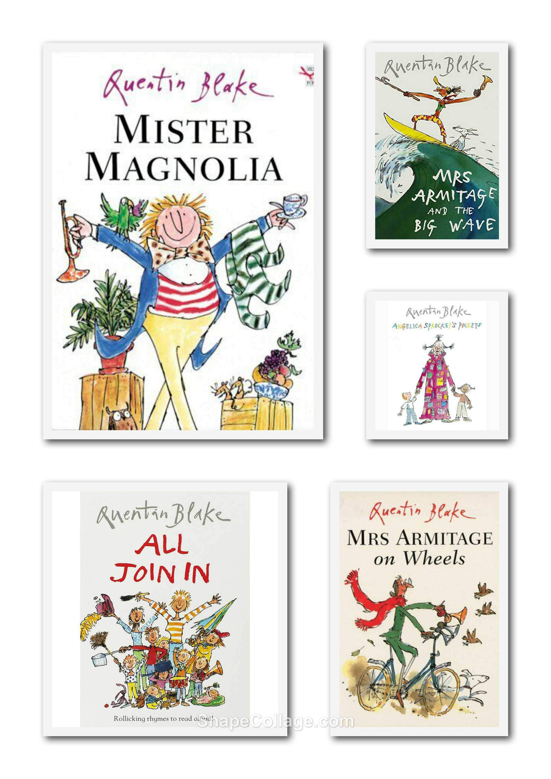 Quentin Blake 5 Picture Books Children Collection Pack Paperback - St Stephens Books