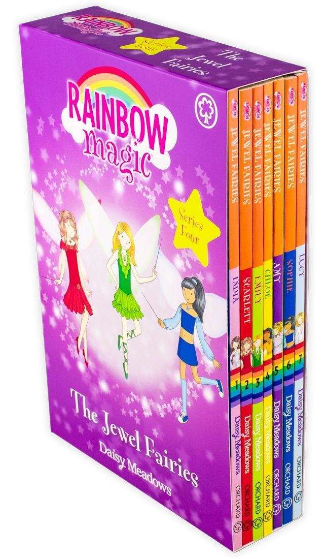 Rainbow Magic The Jewel Fairies 7 Books Collection (Series 4) - St Stephens Books
