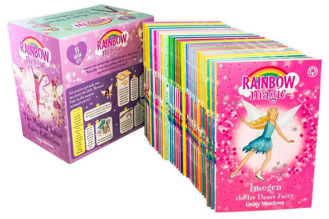 Rainbow Magic The Magical Talent Fairy 35 Books Children Collection Paperback By Daisy Meadows - St Stephens Books